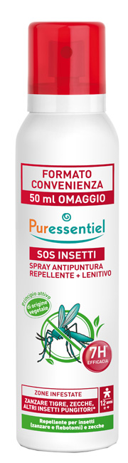 PURESSENTIEL SPRAY ANTIPUNTURA SOS INSETTI PMC 200 ML - Farmadillo