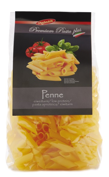MY SNACK PREMIUM PLUS PASTA APROTEICA PENNE 500 G - Farmadillo