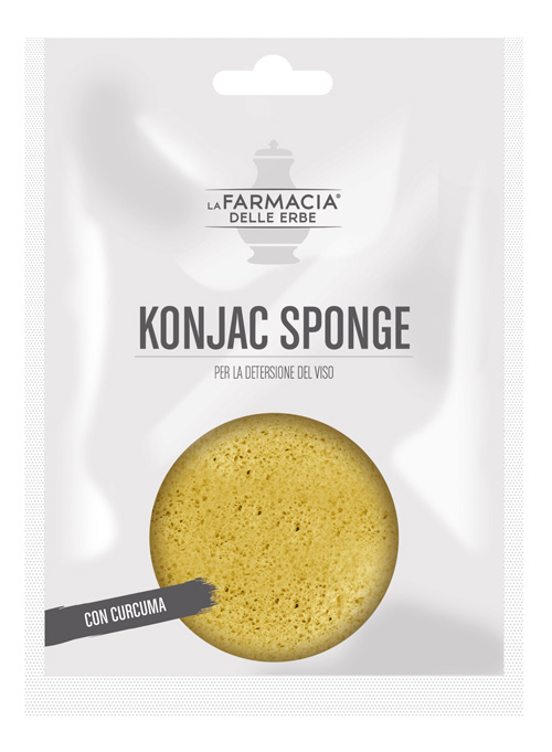 FDE KONJAC SPONGE CURCUMA 1 PEZZO - Farmadillo