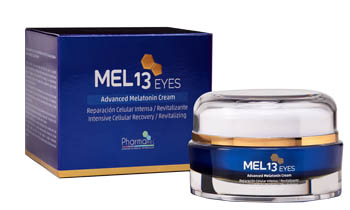 MEL13 EYES CONTORNO OCCHI ALLA MELATONINA COENZIMA Q10 OLIO DI JOJOBA ALBICOCCA MARULA 15 ML - Farmadillo