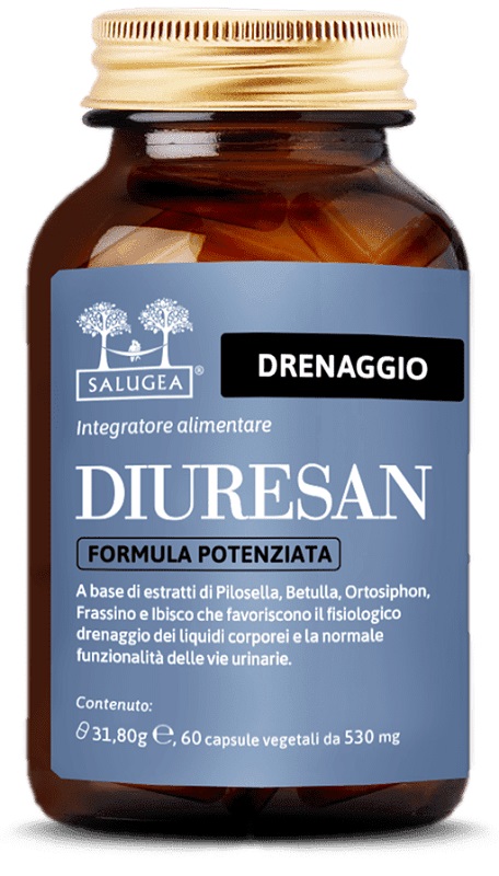 SALUGEA DIURESAN FORMULA POTENZIATA 60 CAPSULE - Farmadillo