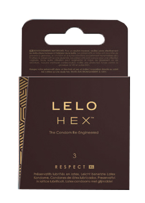 HEX PRESERVATIVI RESPECT LELO 3 PEZZI - Farmadillo