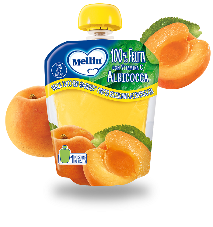 MELLIN POUCH ALBICOCCA 90 G - Farmadillo