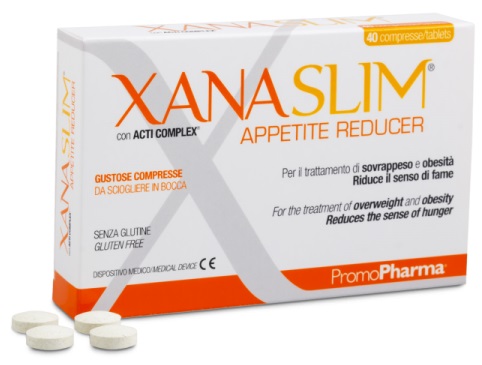XANASLIM APPETITE REDUCER 40 COMPRESSE MASTICABILI - Farmadillo