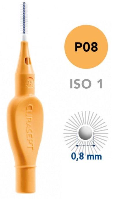CURASEPT PROXI P08 ARANCIO CHIARO/TANGERINO 5 PEZZI - Farmadillo