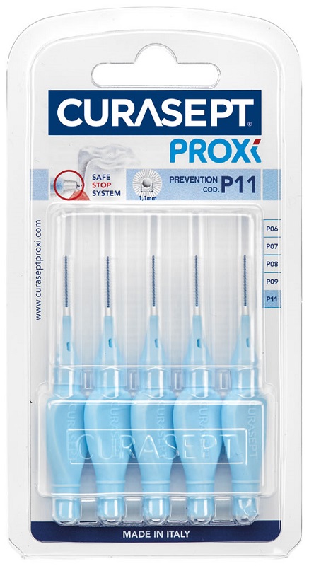CURASEPT PROXI P11 AZZURRO/LIGHT BLUE 5 PEZZI - Farmadillo