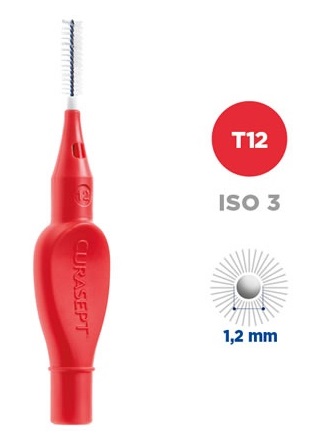 CURASEPT PROXI T12 ROSSO/RED 5 PEZZI - Farmadillo