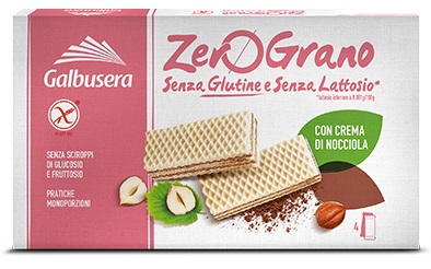 ZEROGRANO WAFER NOCCIOLA 180 G - Farmadillo