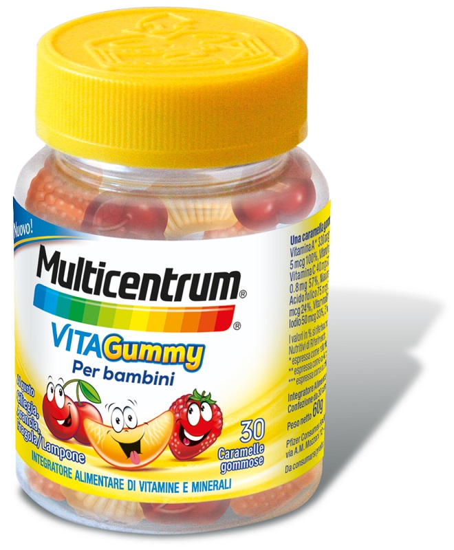 MULTICENTRUM VITAGUMMY 30 CARAMELLE GOMMOSE - Farmadillo