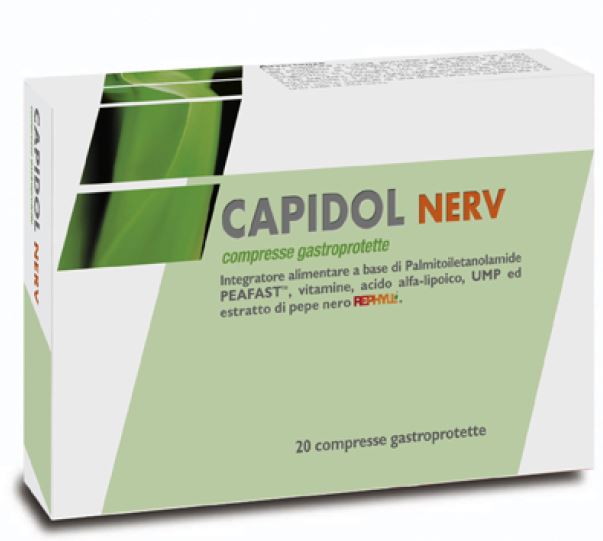 CAPIDOL NERV 20 COMPRESSE GASTROPROTETTE - Farmadillo
