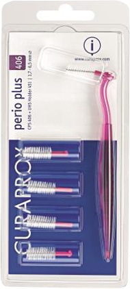 CURAPROX CPS PERIO CPS 406 CON 5 SCOVOLINI + SUPPORTO - Farmadillo