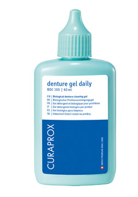 CURAPROX BDC 100 DAILY GEL PER LA PULIZIA QUOTIDIANA DELLA DENTIERA E DEGLI APPARECCHI MOBILI 60 ML 1 PEZZO - Farmadillo
