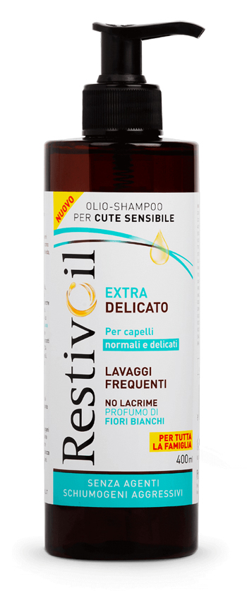 RESTIVOIL EXTRA DELICATO OLIO SHAMPOO PER CUTE SENSIBILE 400 ML - Farmadillo