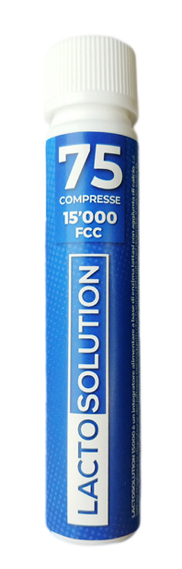 LACTOSOLUTION 15000 75 COMPRESSE - Farmadillo