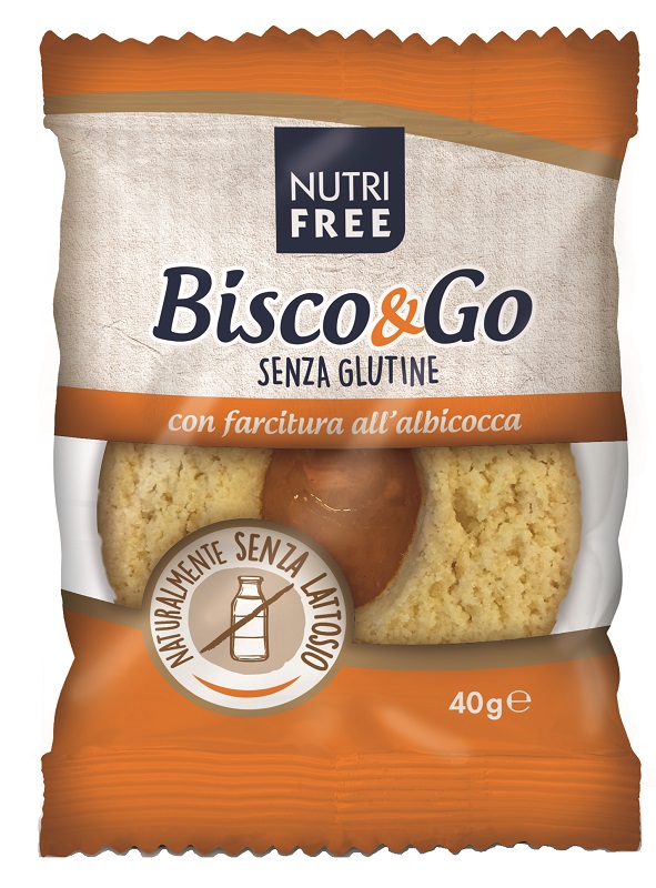 NUTRIFREE BISCO&GO CON FARCITURA ALL'ALBICOCCA 40 G - Farmadillo