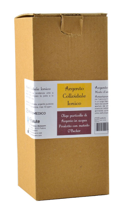 ARGENTO COLLOIDALE IONICO 40PPM CERTIFICATO 500 ML - Farmadillo