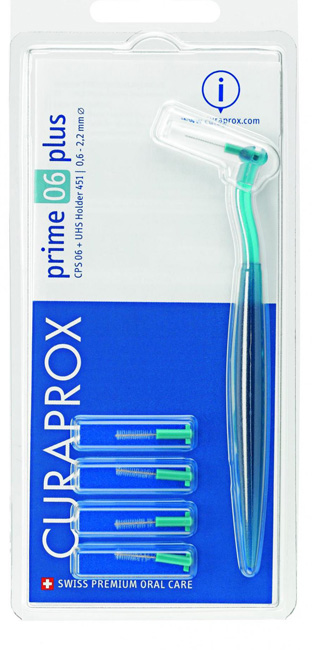 CURAPROX CPS PRIME CPS 06 CON 5 SCOVOLINI + SUPPORTO - Farmadillo