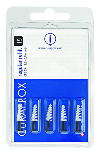 CURAPROX CPS REGULAR CPS 15 CON 5 SCOVOLINI + SUPPORTO - Farmadillo