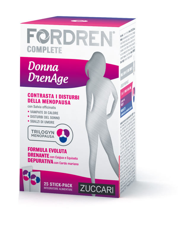 FORDREN COMPLETE DONNA DRENAGE 25 STICKPACK DA 10 ML - Farmadillo
