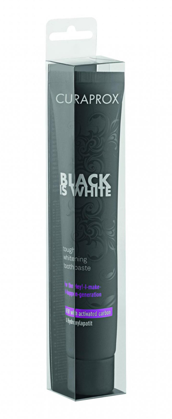 CURAPROX BLACK IS WHITE DENTIFRICIO TRAVEL SIZE 10 ML - Farmadillo