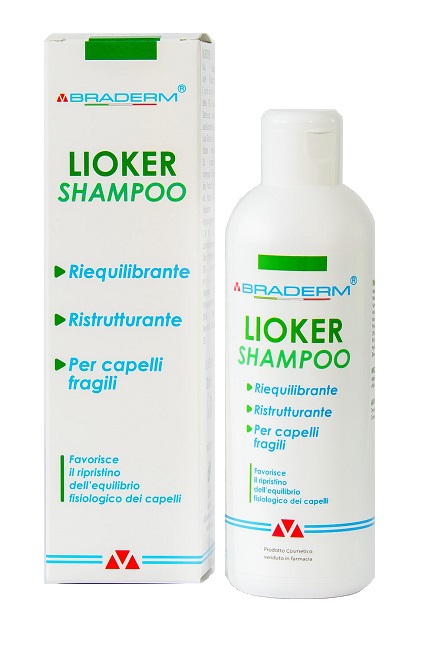 LIOKER SHAMPOO 200 ML BRADERM - Farmadillo
