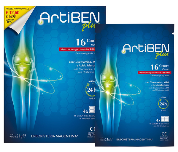 ARTIBEN PLUS CEROTTO 16 PEZZI - Farmadillo
