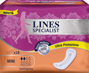 LINES SPECIALIST PANNOLONE MINI FARMA 18 PEZZI - Farmadillo