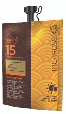 INCAROSE MAXI BRONZE SUN CREAM SPF15 50 ML - Farmadillo