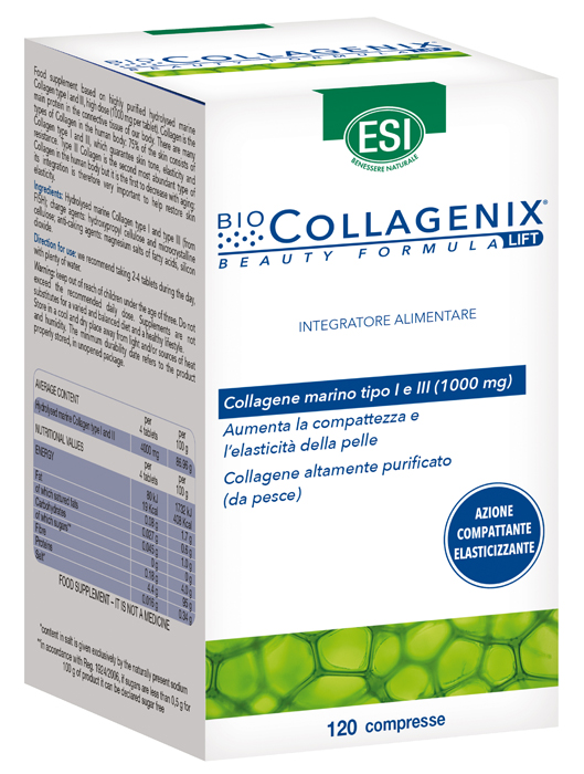 ESI BIOCOLLAGENIX 120 COMPRESSE - Farmadillo