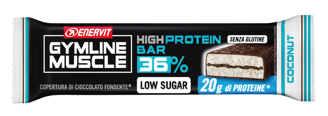 GYMLINE 20G PROTEINBAR LS COCONUT 55 G - Farmadillo