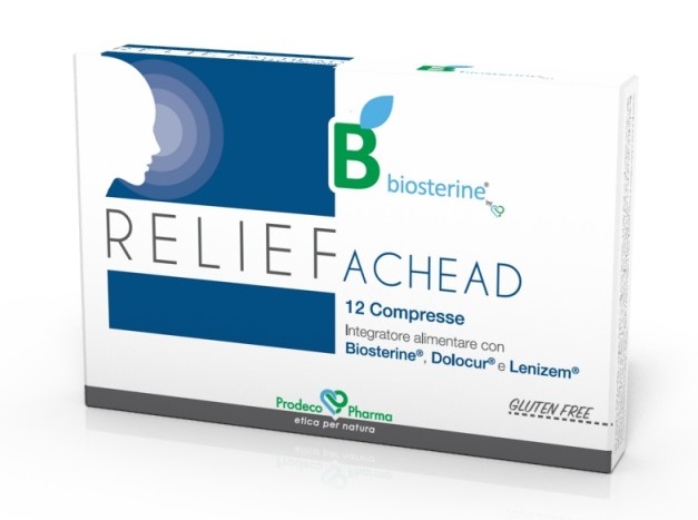 BIOSTERINE RELIEF ACHEAD 12 COMPRESSE - Farmadillo