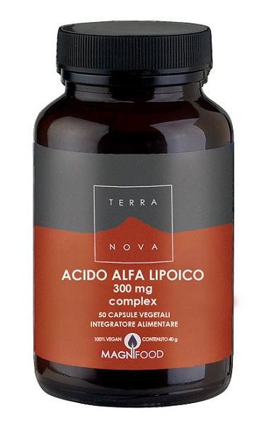 TERRANOVA ACIDO ALFA LIPOICO 300MG COMPLEX 50 CAPSULE - Farmadillo