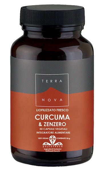 TERRANOVA CURCUMA 400MG/ZENZERO 200MG 50 CAPSULE - Farmadillo