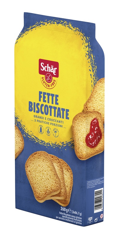 SCHAR FETTE BISCOTTATE 3 PORZIONI DA 86,7 G - Farmadillo