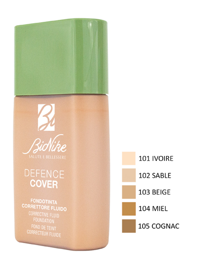 DEFENCE COVER FONDOTINTA CORRETTORE FLUIDO 103 40 ML - Farmadillo
