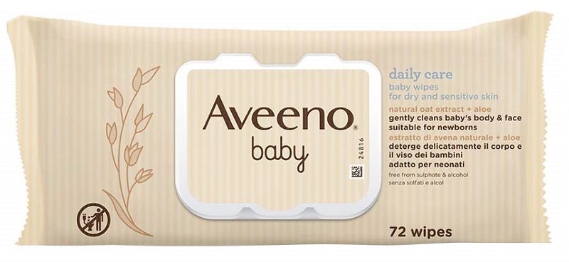 AVEENO BABY SALVIETTINE 72 PEZZI - Farmadillo