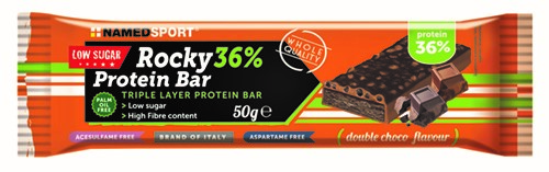 ROCKY 36% PROTEIN BAR DOUBLE CHOCO BARRETTA 50 G - Farmadillo