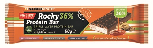 ROCKY 36% PROTEIN BAR CARAMEL COOKIE BARRETTA 50 G - Farmadillo