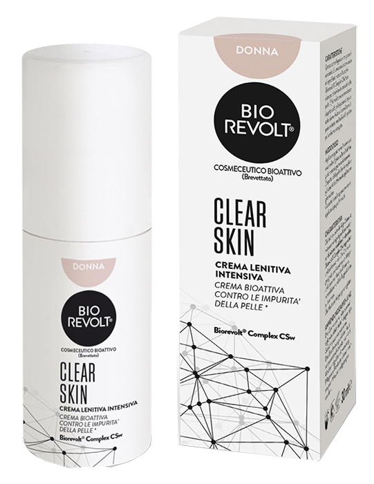 BIOREVOLT RX CLEAR SKIN DONNA CREMA LENITIVA INTENSIVA BIOATTIVA PER PELLI IMPURE 30 ML - Farmadillo