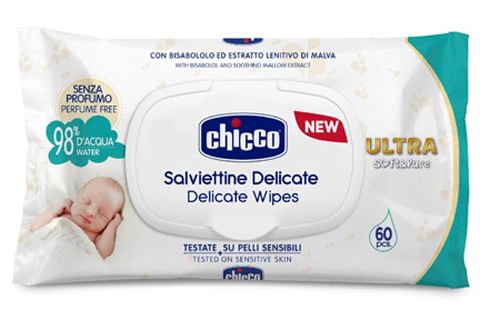 CHICCO COSMETICO SALVIETTE 60 PEZZI NO PROFUNO - Farmadillo