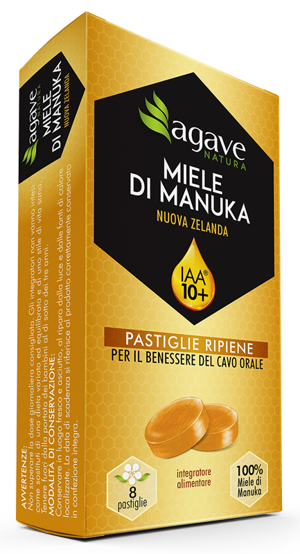 AGAVE NATURA MANUKA IAA 10+ 8 PASTIGLIE 20 G - Farmadillo