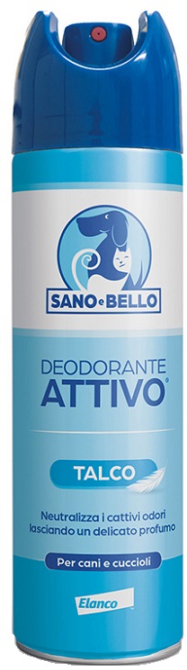 SANO E BELLO DEODORANTE ATTIVO TALCO 250 ML - Farmadillo