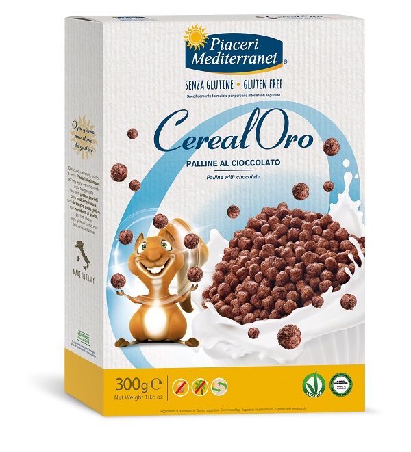 PIACERI MEDITERRANEI CEREALORO PALLINE CIOCCOLATO 300 G - Farmadillo