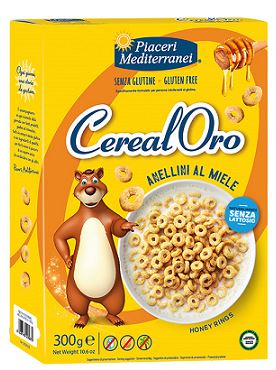 PIACERI MEDITERRANEI CEREALORO ANELLINI MIELE 300 G - Farmadillo