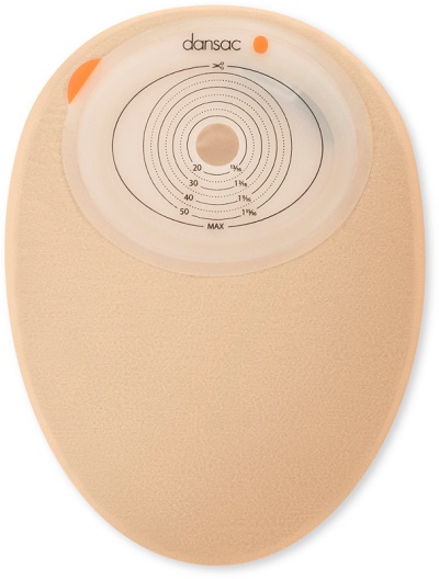 DANSAC NOVALIFE TRE 1 SACCA CHIUSA OPACA PIANA MAXI PER COLOSTOMIA CON FINESTRA RITAGLIABILE 15-70X90 MM 620 ML 30 PEZZI - Farmadillo