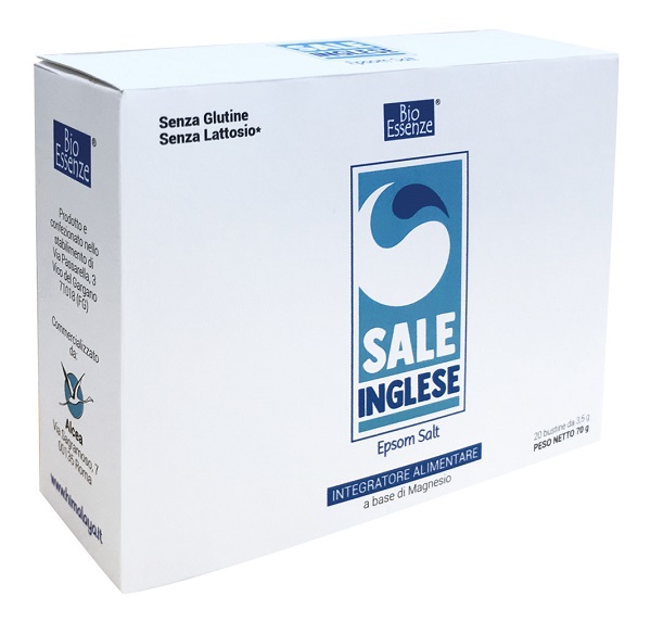 BIO ESSENZE SALE INGLESE 20 BUSTINE X 3,5G - Farmadillo