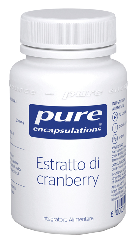 PURE ENCAPSULATIONS ESTRATTO DI CRANBERRY 30 CAPSULE - Farmadillo