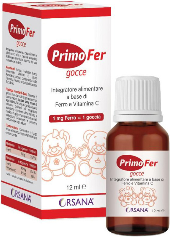 PRIMOFER GOCCE 12 ML - Farmadillo