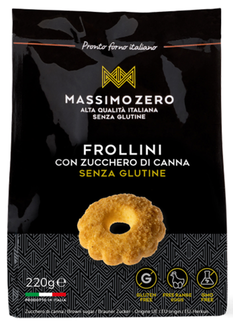 MASSIMO ZERO FROLLINI ZUCCHERO DI CANNA 220 G - Farmadillo