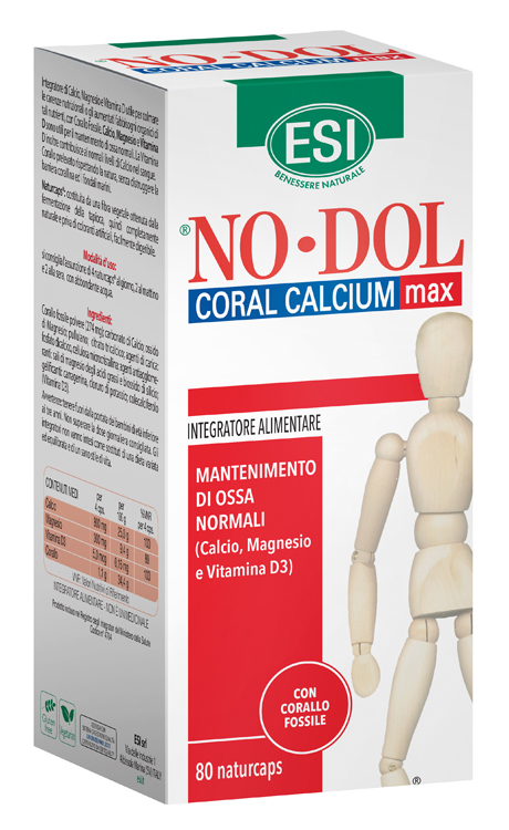ESI NO DOL CORAL CALCIUM MAX 80 CAPSULE - Farmadillo